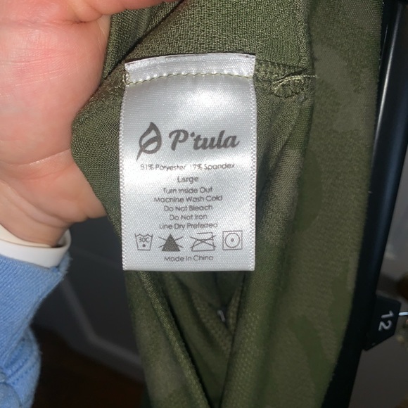 P’tula active green stealth leggings - Picture 6 of 6